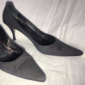 Gucci Black Denim Classic Pump